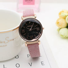 Load image into Gallery viewer, GOGOEY Rose Gold Leather Watches