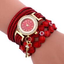 Load image into Gallery viewer, BOWAKE Diamond Leather Bracelets Watch