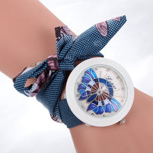 Load image into Gallery viewer, AİMECOR Flower Scarf Bracelet Watches