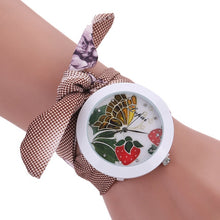 Load image into Gallery viewer, AİMECOR Flower Scarf Bracelet Watches