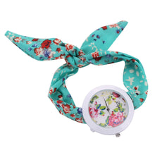 Load image into Gallery viewer, AİMECOR Flower Scarf Bracelet Watches