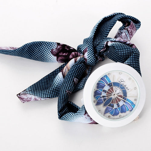 AİMECOR Flower Scarf Bracelet Watches
