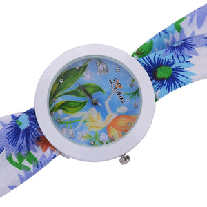 AİMECOR Flower Scarf Bracelet Watches