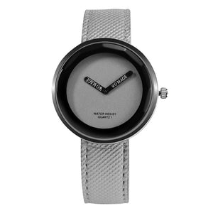 WOMAGE Leather Watch Women