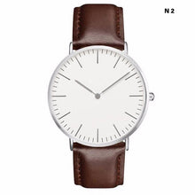 Load image into Gallery viewer, LOKİOR Classic Striped Nylon Strap Watch