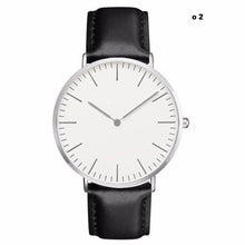 Load image into Gallery viewer, LOKİOR Classic Striped Nylon Strap Watch